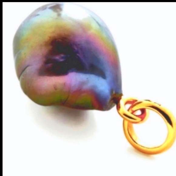 Monica Vinader Nura Grey Pearl Necklace - Picture 2 of 4